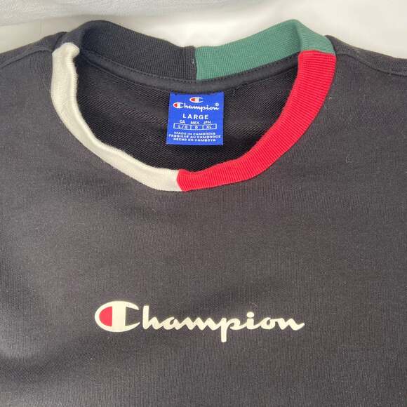 Y2K Champion Multicolored Crewneck Sweatshirt - Picture 2 of 5